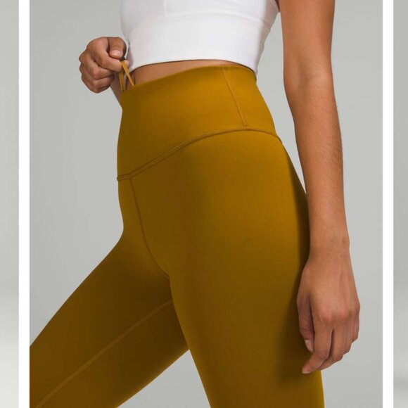 Lululemon Wunder Train High-Rise Tight 25" Gold Spice 8 - Picture 4 of 12